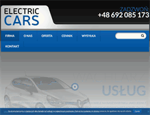 Tablet Screenshot of el-cars.pl